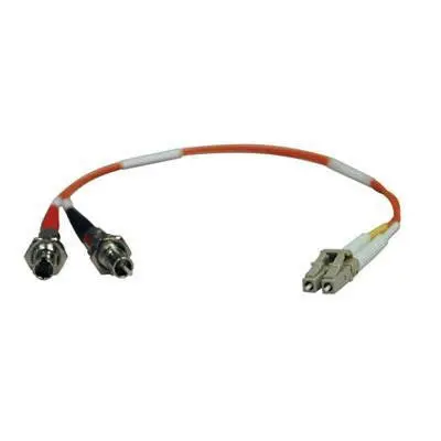 1-Foot Lc To St Fiber Adapter Cable – Male To Female 1