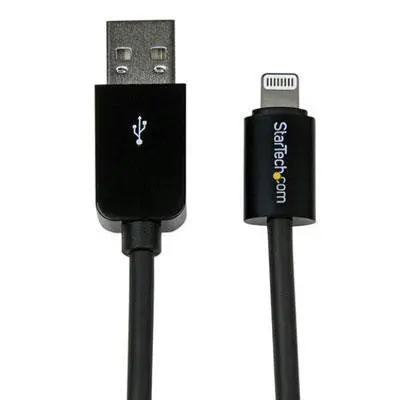 1-Meter Black Lightning-To-Usb-A Cable 1