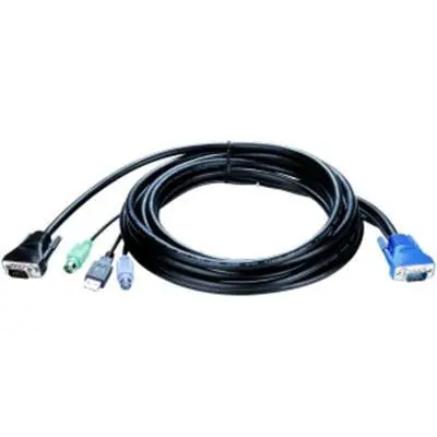 10-Foot 4-In-1 Ps/2 + Usb Kvm Cable 1