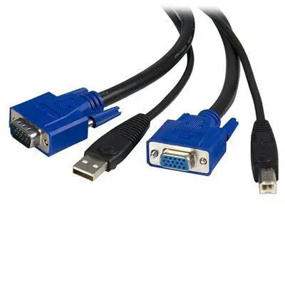 10-Foot Dual-Function Kvm Cable – Usb And Vga 1