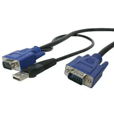 10-Foot Triple-Function Usb Kvm Cable (Keyboard, Video, Mouse) 1