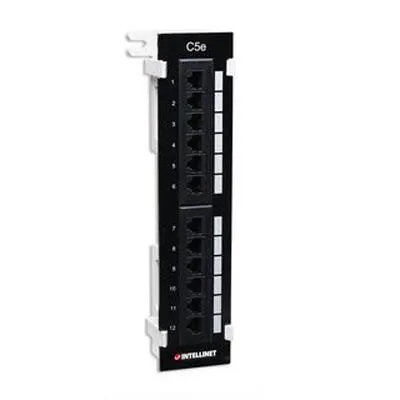 12-Port Cat5E Patch Panel For Network Distribution 1