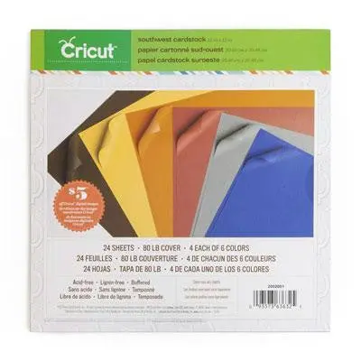 12" × 12" Southwest-Inspired Cardstock – 3-Pack 1