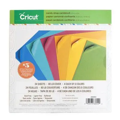 12" × 24" Candy Shop Design Cardstock – Triple-Pack 1