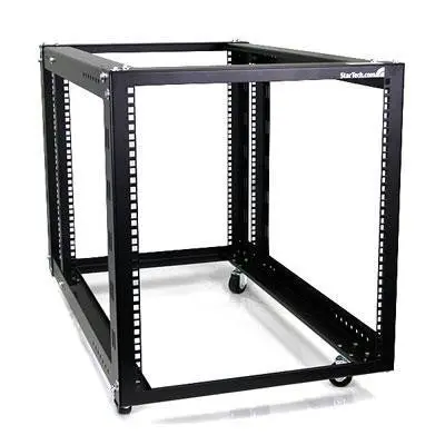 12U Four-Post Open Frame Rack (Drop Ship) 1