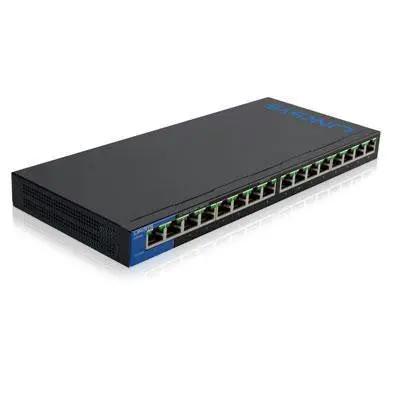 16-Port Gigabit Poe Switch For Ip Cameras And Voip Devices 1