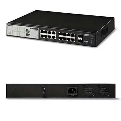 16-Port Managed Gigabit Poe Switch With Advanced Monitoring 1
