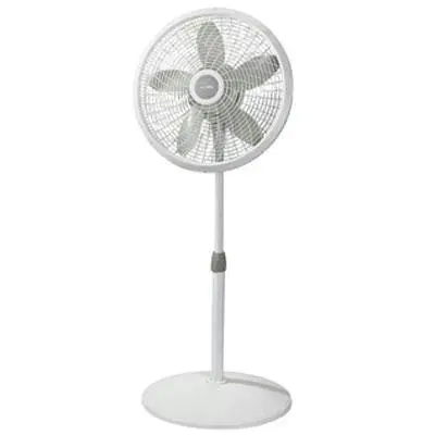 18" White Stand Fan – Adjustable Height & Tilt 1