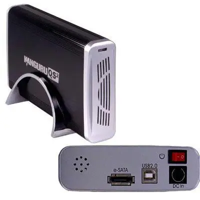 1Tb 3.5" Qs2 Esata External Hard Drive 1