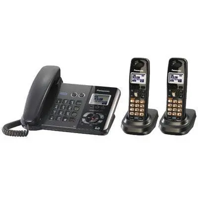 2-Line Dect 6.0 Cordless Phone With Intercom Support 1