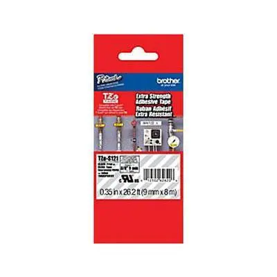 3/8" Black-On-Clear Labeling Tape 1