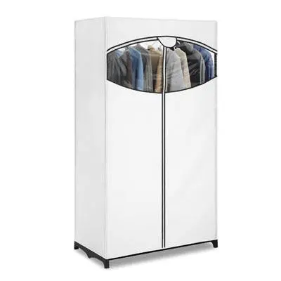 36-Inch Fabric Clothing Closet Organizer With Hanging Rod 1