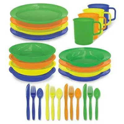 4-Person Outdoor Polyware Picnic Set 1