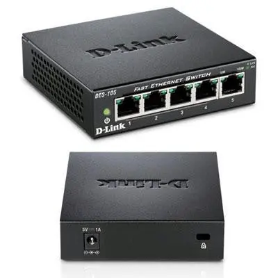 5-Port 10/100 Mbps Compact Desktop Switch 1