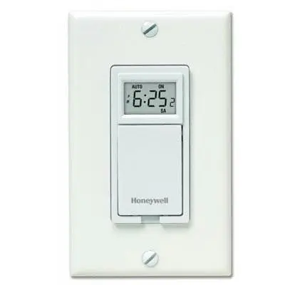 7-Day Programmable Light Switch – White Finish 1