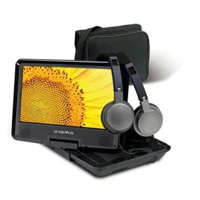 9-Inch Lcd Dvd Player With Swivel Screen And Accessory Bundle 1
