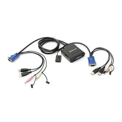Audio-Enabled 2-Port Usb Kvm Switch For Multi-Device Control 1