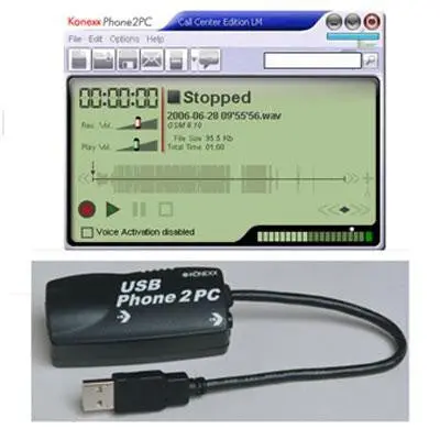 Basic Usb Phone-To-Pc Audio Interface For Calls And Recording 1