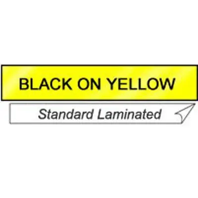 Black Ink On Yellow Labeling Tape 1