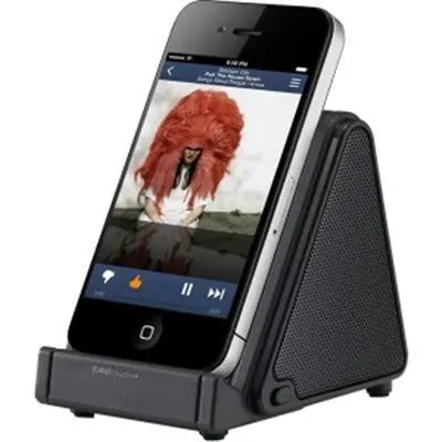 Black Wireless Phone Speaker With Bass Boost 1