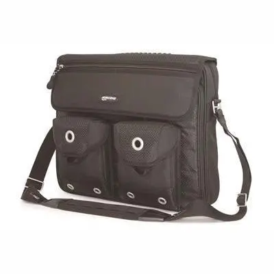 Edge Messenger Bag – Black Water-Resistant Laptop Tote 1