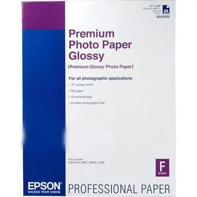 Epson Premium Photo Paper – 17" × 22" Sheet Size 1