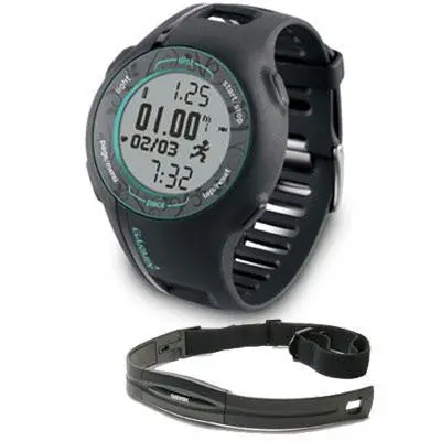 Garmin Forerunner 210 – Teal With Heart Rate Monitoring 1
