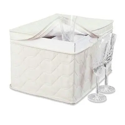Khaki Stemware Storage Rack For Glassware Organization 1
