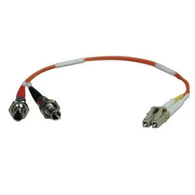 Lc To St Fiber Patch Cable – 1-Foot Duplex Adapter 1