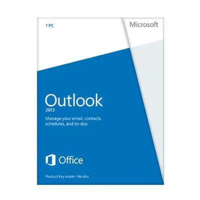 Microsoft Outlook 2013 Retail License – Medialess Packaging 1