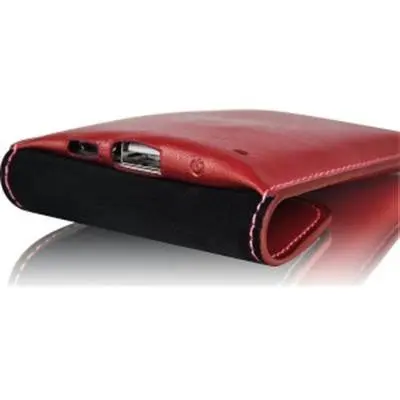 Pl1 2500 Mah Red Leather Power Bank 1