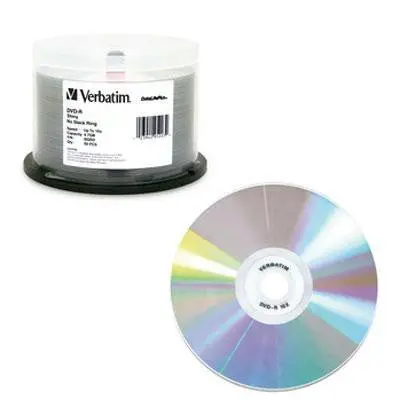 Shiny Silver Dvd-R 4.7Gb Discs – 16X Speed, Premium Surface Finish 1