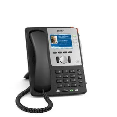 Snom 821 Ip Business Phone – Black Voip Desk Phone 1