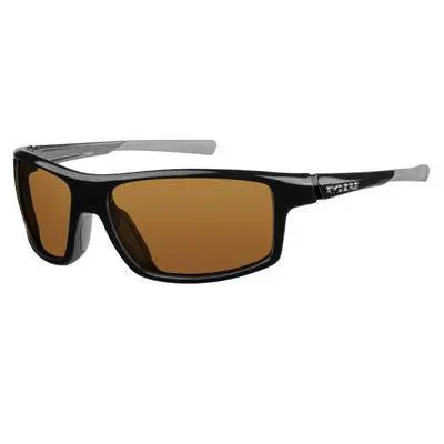 Strike Gloss Sunglasses – Black Frame With Brown Lenses 1