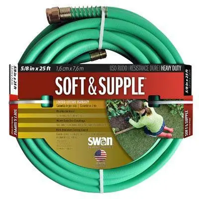 Sw Soft & Supple Rubber Garden Hose – 25-Foot Length 1