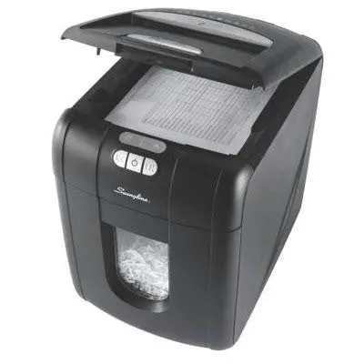 Swingline Stack-And-Shred 100-Sheet Cross-Cut Shredder 1