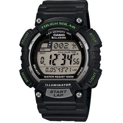 Tough Solar-Powered Runner Watch – Black And Gray Analog-Digital 1