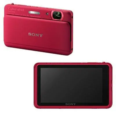 Tx55 Slim Digital Camera – 16.2 Megapixels, Ruby Red Finish 1