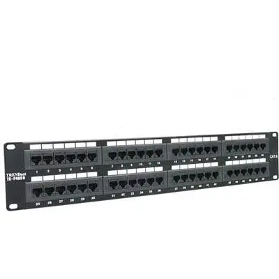 Unshielded Cat6 48-Port Patch Panel For Structured Cabling 1