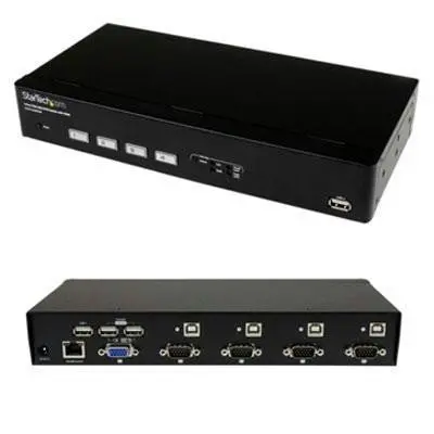 Usb-Enabled Vga Kvm Switch – 4-Port Desktop Management 1