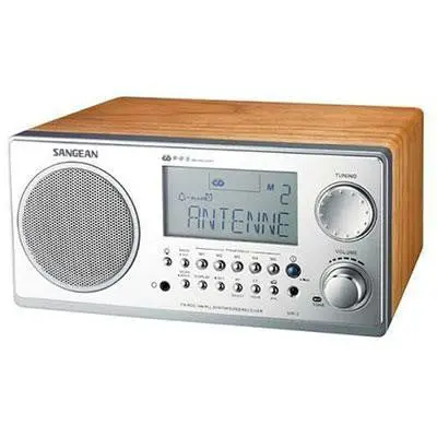 Vintage-Style Analog Cabinet Tabletop Radio 1