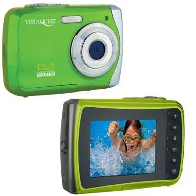 Vq-9100 12Mp Waterproof Digital Camera – Green 1