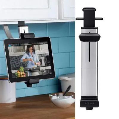 Wall-Mounted Ipad Holder For Kitchen Cabinets 1