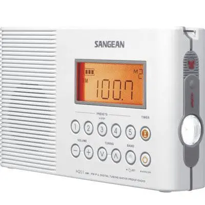 Water-Resistant Am/Fm Shower Radio 1