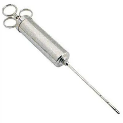 Weston 4-Ounce Stainless Steel Marinade Injector With Needle Tips 1