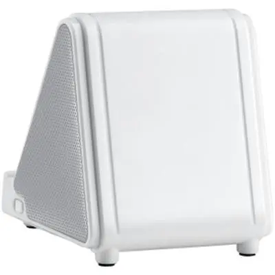 White Wireless Phone Speaker With 360° Audio 1