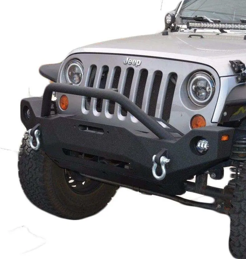 Dv8 Off-Road Fs-19 Mid-Width Front Bumper For 2007–2018 Jeep Jk Wrangler 1