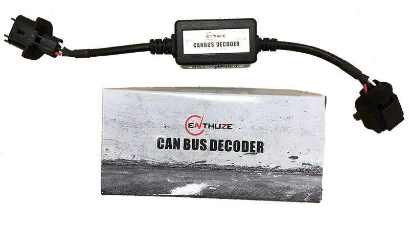 Enthuze Cb-Sb1 Canbus Anti-Flicker Decoder For H8, H9, H11, And H16 Led Headlight Bulbs 1