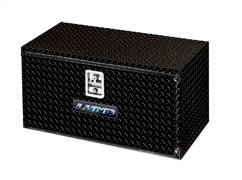 Lund 78236 Aluminum Under-Vehicle Storage Box – 36" X 18.75", Matte Black 1