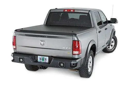 Warn 96440 Angled Steel Winch Mount – Direct-Fit Grille-Mounted Bracket With Dual Light Cutouts 1